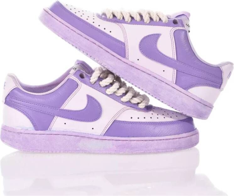 Nike Handgemaakte Paarse Sneakers voor Vrouwen Purple Dames