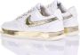 Nike Witte Gouden Sneakers Op Maat Gemaakte Damesschoenen White Dames - Thumbnail 2