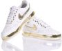 Nike Witte Gouden Sneakers Op Maat Gemaakte Damesschoenen White Dames - Thumbnail 3