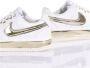 Nike Witte Gouden Sneakers Op Maat Gemaakte Damesschoenen White Dames - Thumbnail 4