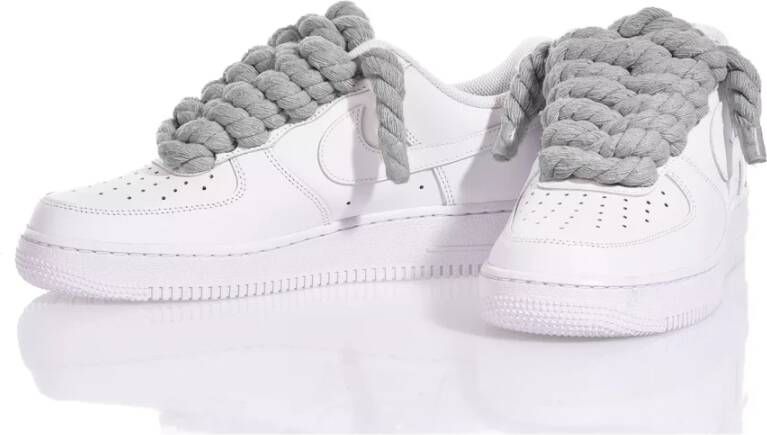 Nike Handgemaakte Wit Grijs Sneakers White Heren