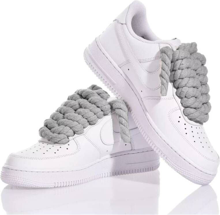 Nike Handgemaakte Wit Grijs Sneakers White Heren