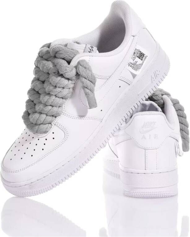 Nike Handgemaakte Wit Grijs Sneakers White Heren