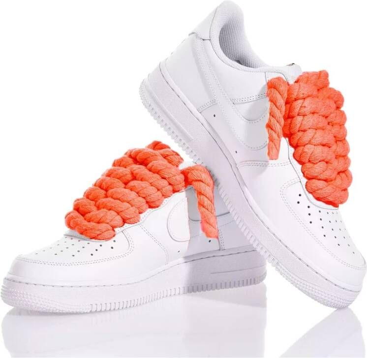 Nike Handgemaakte Witte Sneakers Aangepaste Schoenen White Heren