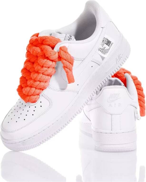 Nike Handgemaakte Witte Sneakers Aangepaste Schoenen White Heren