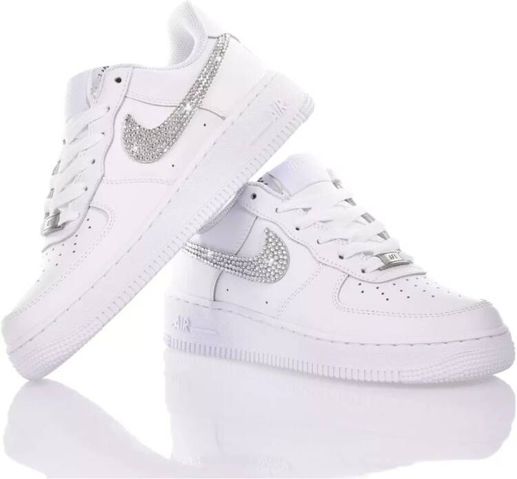 Nike Handgemaakte Witte Sneakers Dames Schoenen White Heren