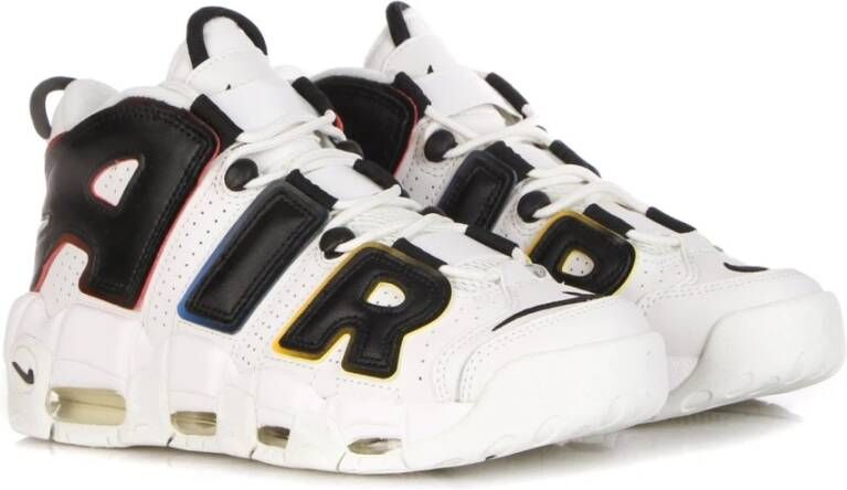 Nike Hoge Air More Uptempo Schoenen White Heren