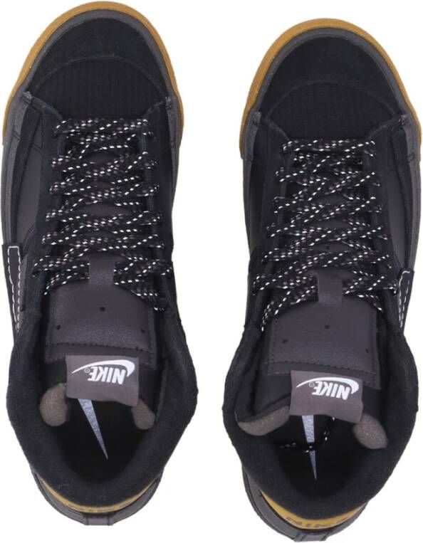 Nike Hoge Club Herensneaker Zwart Blauw Black Heren