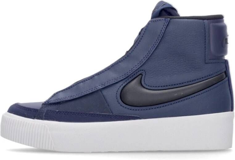 Nike Hoge sneaker met verborgen veters Blue Dames