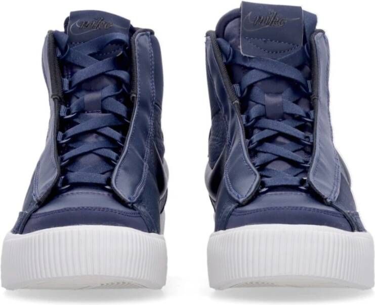 Nike Hoge sneaker met verborgen veters Blue Dames