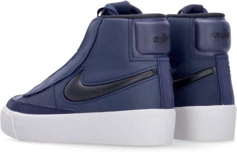 Nike Hoge sneaker met verborgen veters Blue Dames