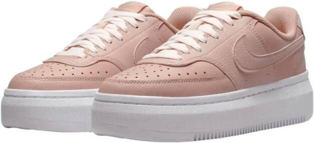 Nike Hoge Top Sneakers voor Dames Court Vision Roze Dames