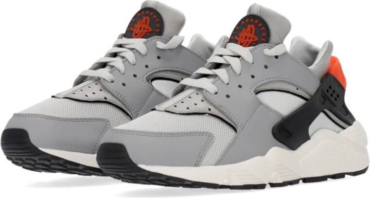 Nike Huarache Lage Sneaker Grijs Oranje Wit Grijs Gray Heren