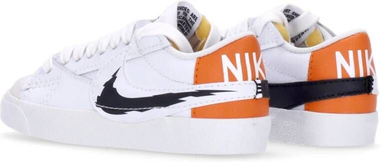 Nike Jumbo Lage Sneaker Wit Zwart Oranje White Heren