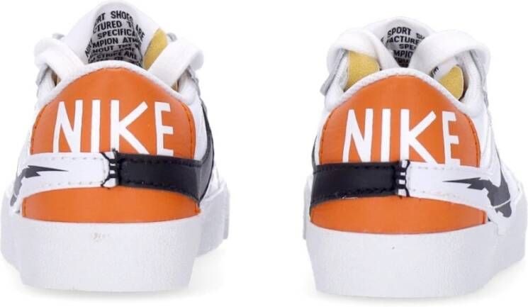 Nike Jumbo Lage Sneaker Wit Zwart Oranje White Heren