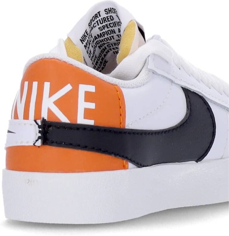 Nike Jumbo Lage Sneaker Wit Zwart Oranje White Heren