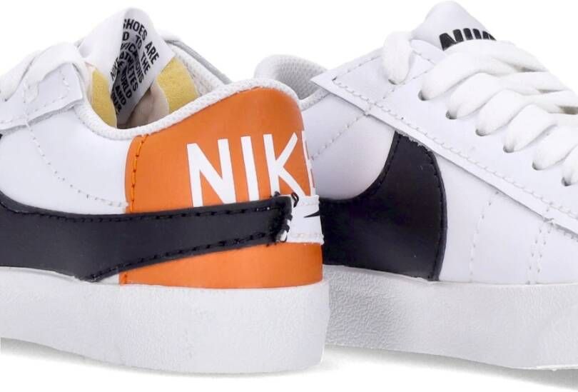 Nike Jumbo Lage Sneaker Wit Zwart Oranje White Heren