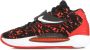 Nike Kd14 Basketbalschoen Zwart Rood Wit Red Heren - Thumbnail 3