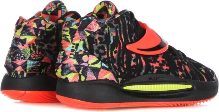 Nike Kd14 Basketbalsneaker Zwart Rood Geel Multicolor Unisex