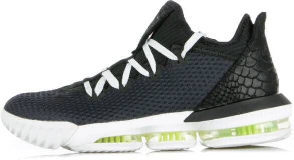 Nike Lage Basketbalschoen in Zwart Wit Volt Black Heren