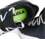 Nike Lage Basketbalschoen in Zwart Wit Volt Black Heren - Thumbnail 12