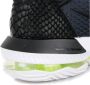 Nike Lage Basketbalschoen in Zwart Wit Volt Black Heren - Thumbnail 13