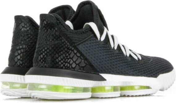 Nike Lage Basketbalschoen in Zwart Wit Volt Black Heren