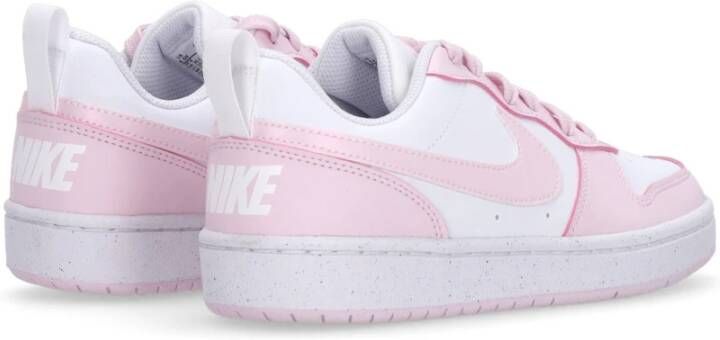 Nike Lage Court Borough Sneaker Wit Roze Pink Dames