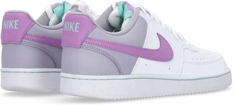 Nike Lage Court Vision Sneaker Wit Fuchsia White Dames