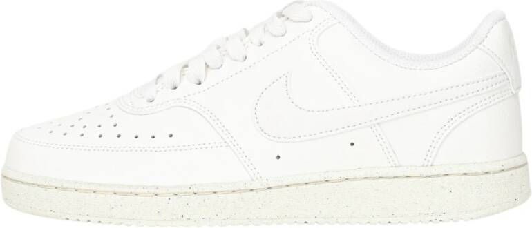 Nike Lage Court Vision Sneakers Cream White Heren