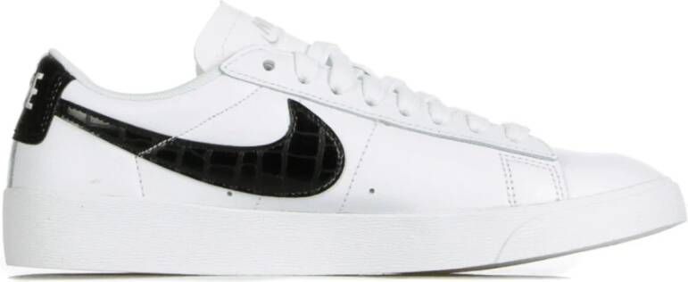 Nike Lage Damesschoen in Wit Zwart White Dames