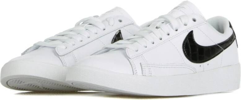 Nike Lage Damesschoen in Wit Zwart White Dames