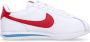 Nike Lage Leren Sneakers Wit Rood Blauw White Dames - Thumbnail 3