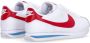 Nike Lage Leren Sneakers Wit Rood Blauw White Dames - Thumbnail 5