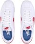 Nike Lage Leren Sneakers Wit Rood Blauw White Dames - Thumbnail 7