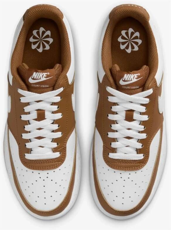 Nike Lage Next Nature Court Vision Sneakers Brown Dames