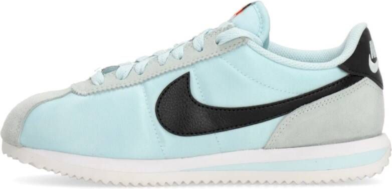 Nike Lage Schoen Met Veters Blauw Zwart Wit Blue Dames