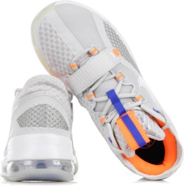 Nike Lage Sneaker in Grijs Wit Oranje Gray Heren