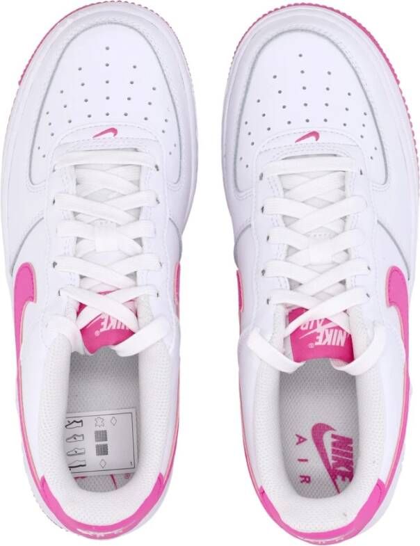 Nike Lage Sneaker Wit Fuchsia White Dames