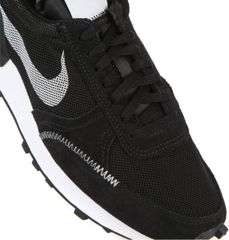 Nike Lage Sneaker Zwart Wit Air Mesh Black Heren