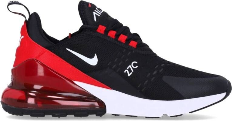 Nike Lage Sneaker Zwart Wit Rood Antraciet Black Heren