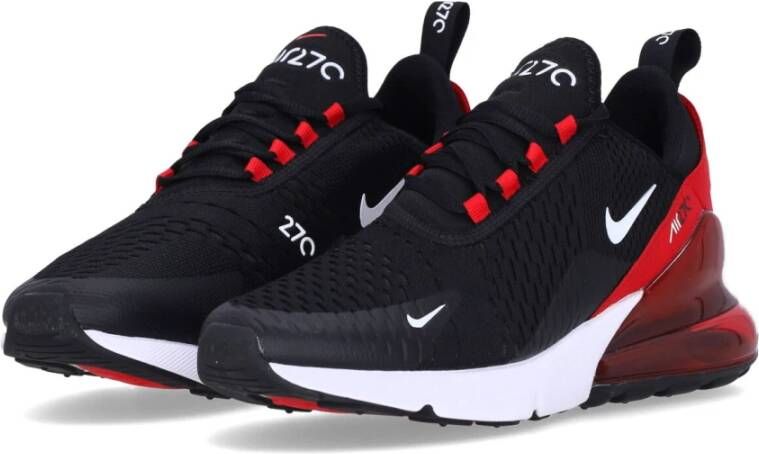 Nike Lage Sneaker Zwart Wit Rood Antraciet Black Heren