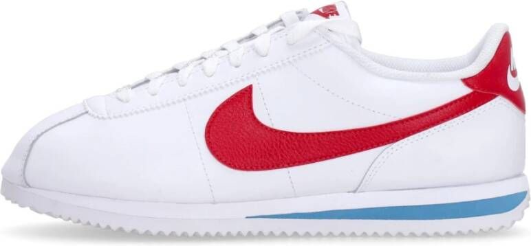 Nike Lage Sneakers Wit Rood Blauw White Heren