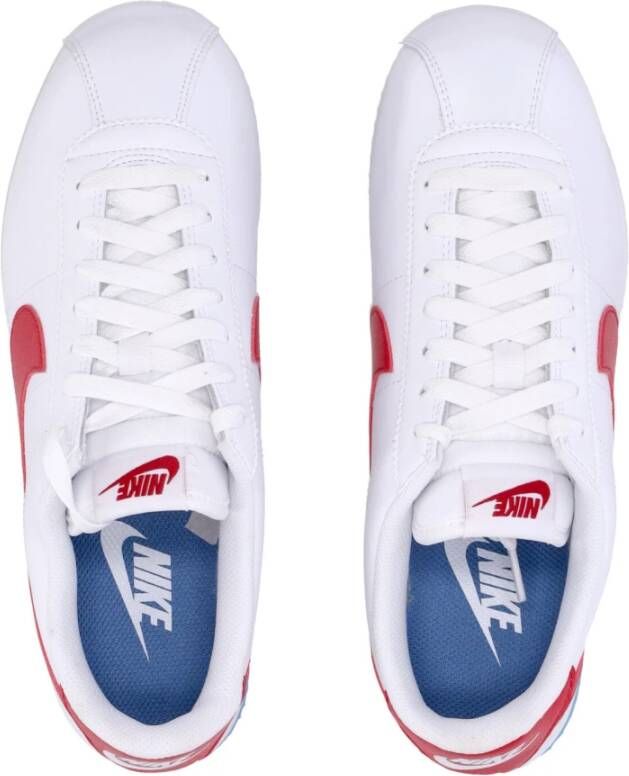 Nike Lage Sneakers Wit Rood Blauw White Heren