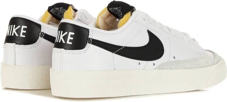 Nike Lage Sneakers Wit Zwart Wit White Dames