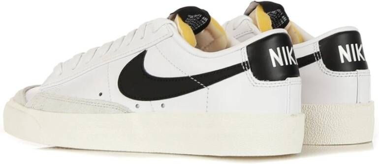 Nike Lage Sneakers Wit Zwart Wit White Dames