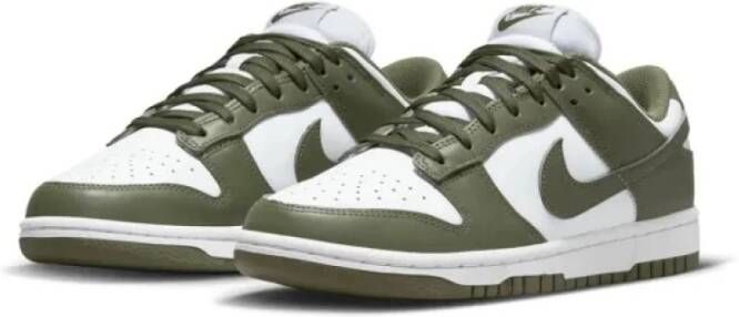 Nike Lage Top Groen Wit Sneakers Green Heren