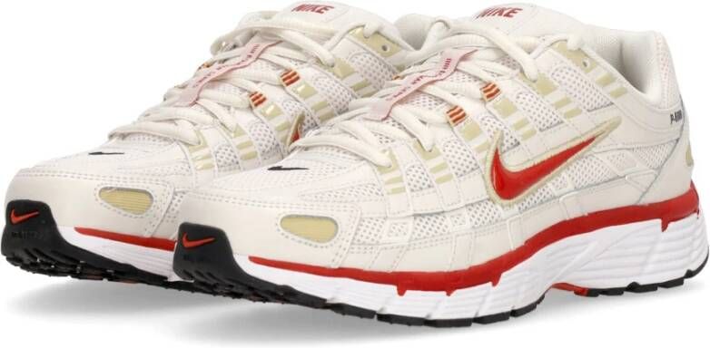 Nike Lage Top Sneakers Rood Wit Zwart Multicolor Heren