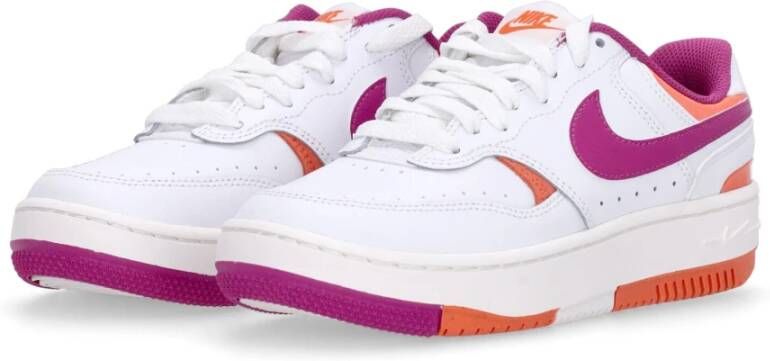 Nike Lage Top Sneakers Wit Fuchsia Mango Zeil Multicolor Dames