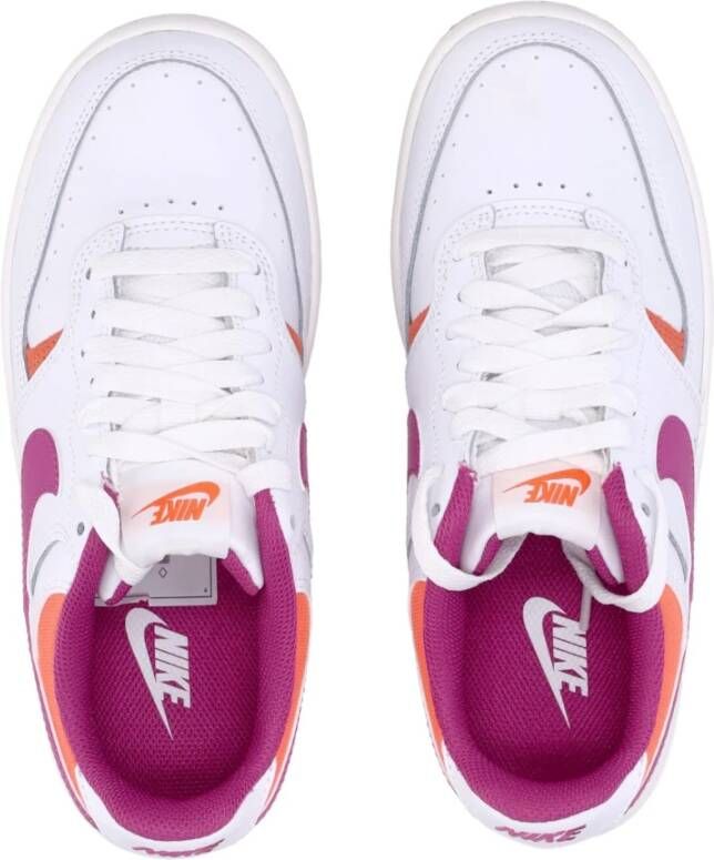 Nike Lage Top Sneakers Wit Fuchsia Mango Zeil Multicolor Dames